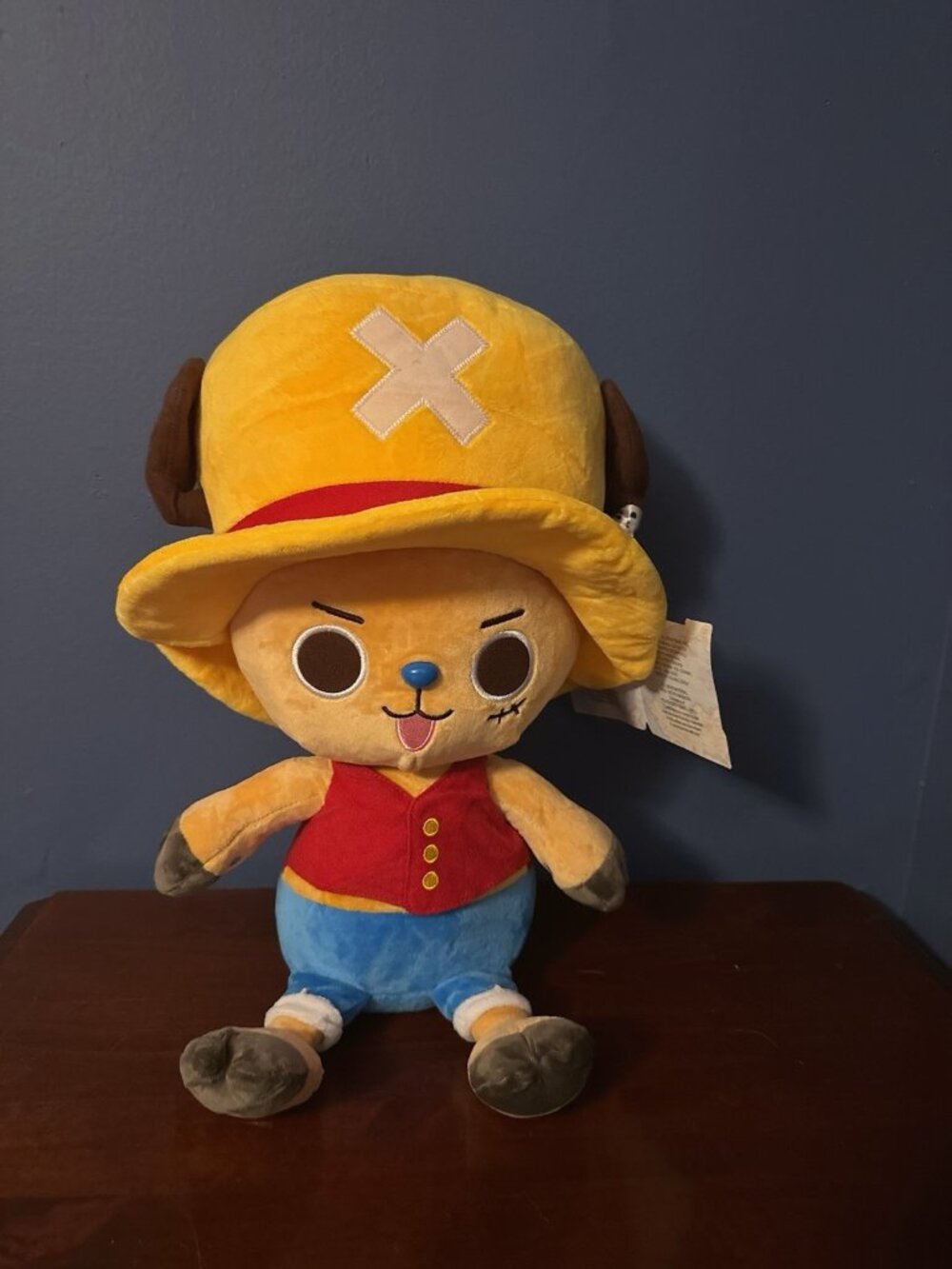 New One Piece Chopper in Luffy Costume Large 18” Plush Round 1 Exclusive NWT